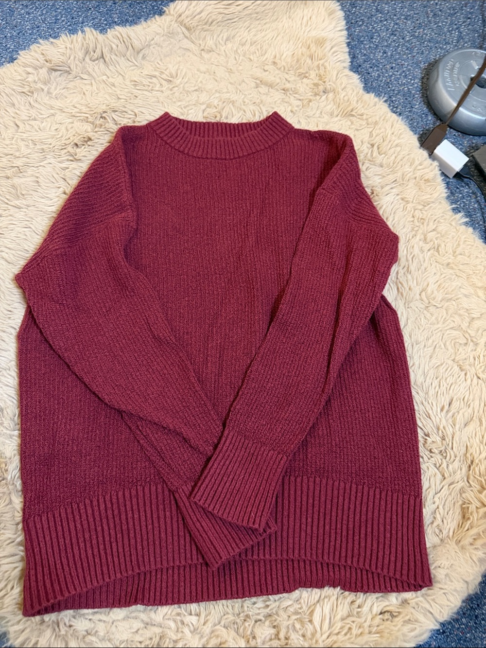Old Navy Burgundy Crewneck Sweater